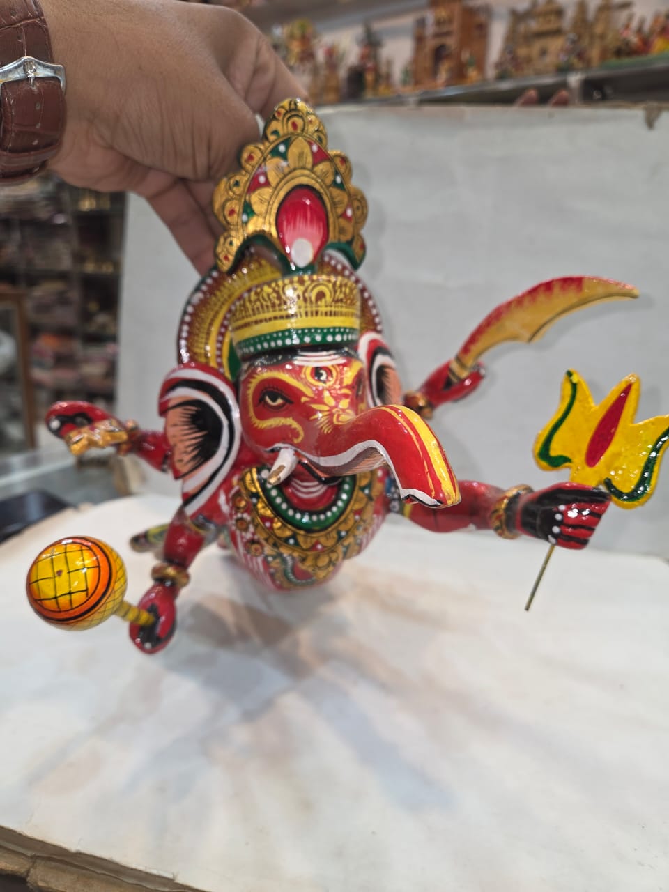 Handcrafted Wooden Ganesh Wall Hanging